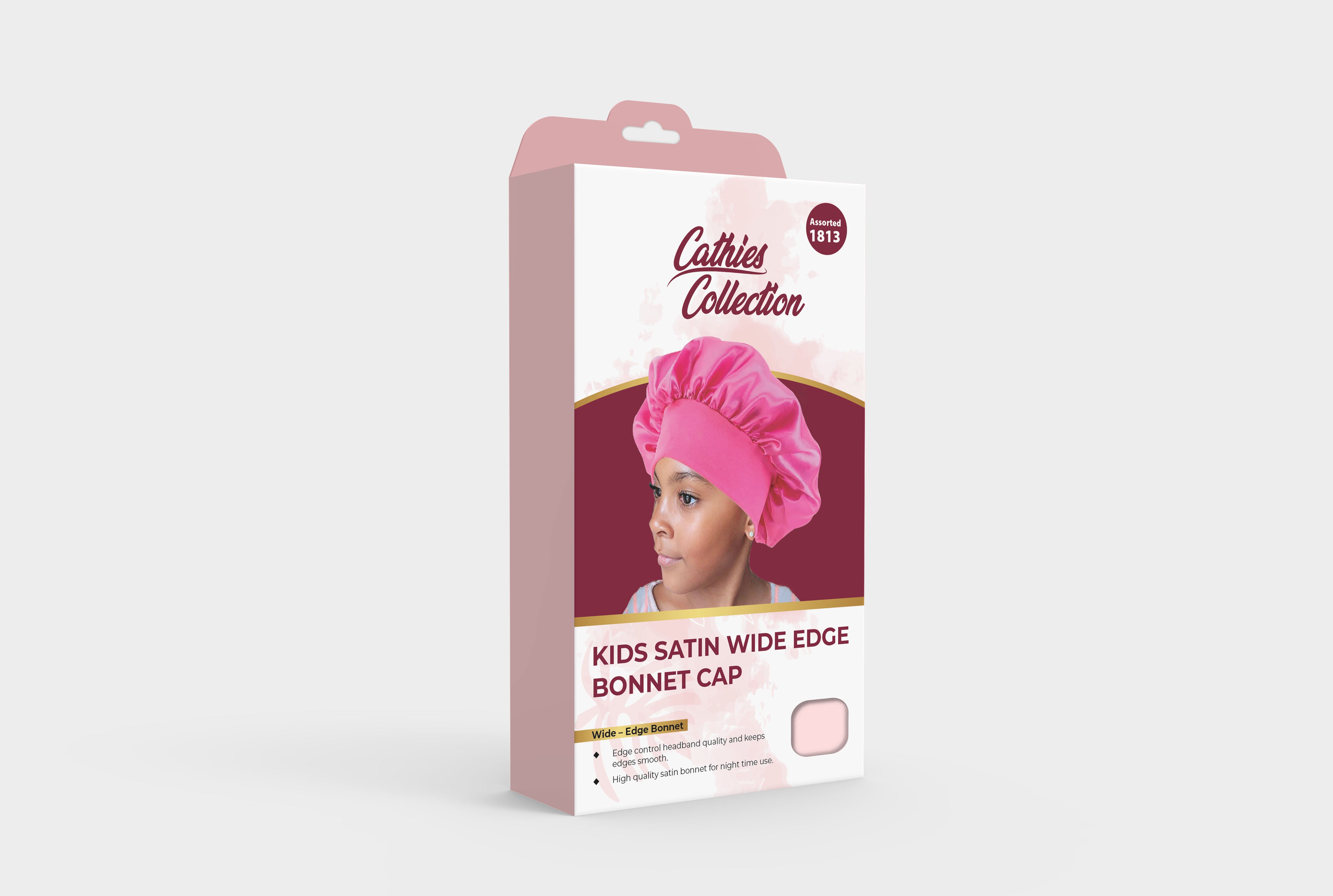 Cathies Collection Kids Satin Wide Edge Bonnet #1813